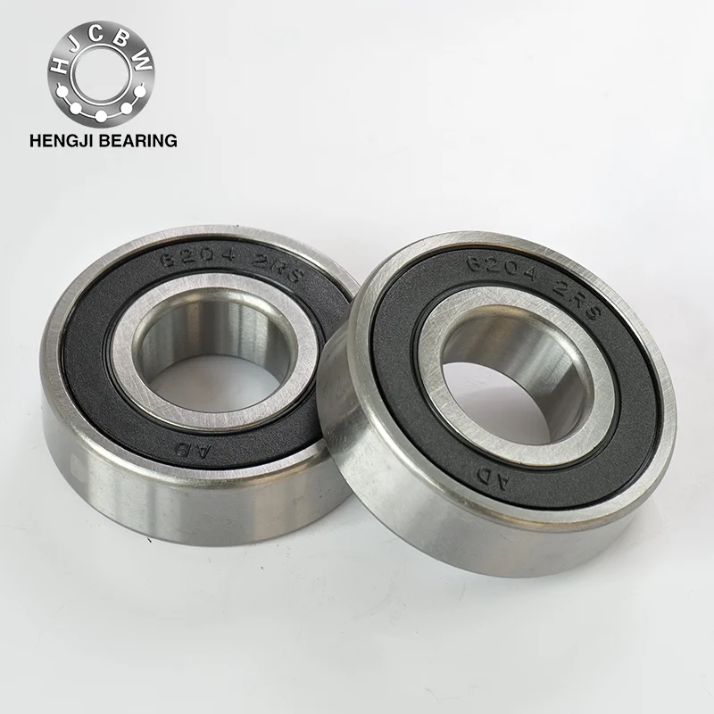 6204 2RS rolamentos de esferas de ranhura profunda de linha única
